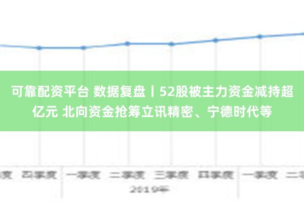 可靠配资平台 数据复盘丨52股被主力资金减持超亿元 北向资金抢筹立讯精密、宁德时代等