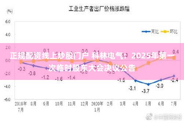 正规配资线上炒股门户 科林电气：2025年第一次临时股东大会决议公告