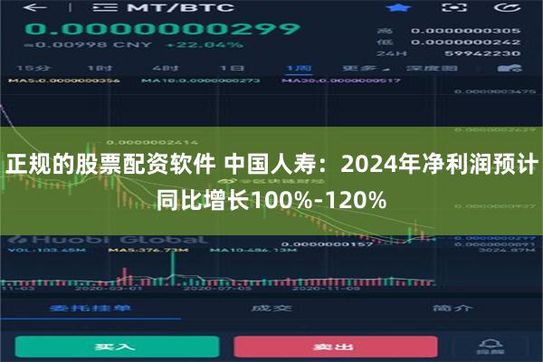 正规的股票配资软件 中国人寿：2024年净利润预计同比增长100%-120%